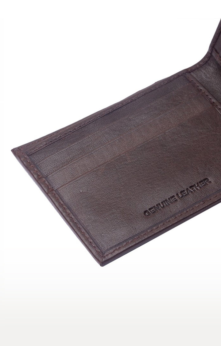 Spykar Men Brown Genuine Leather Wallet