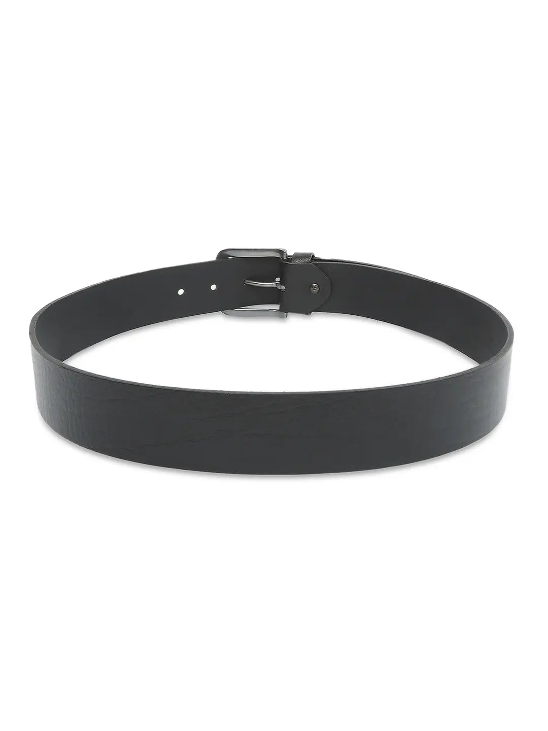 Spykar Men Black Leather Belt