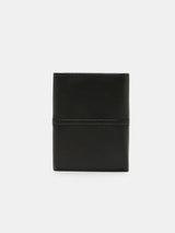 Spykar Black Leather Belt & Wallet Combo