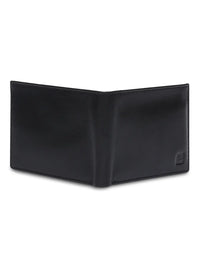 Spykar Men Black Leather Bi-Fold Wallet