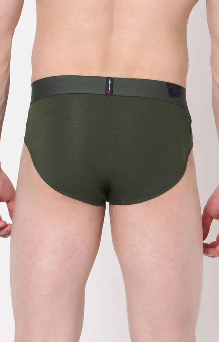 Men Premium Cotton Blend Brief Pack Of 1- Underjeans By Spykar