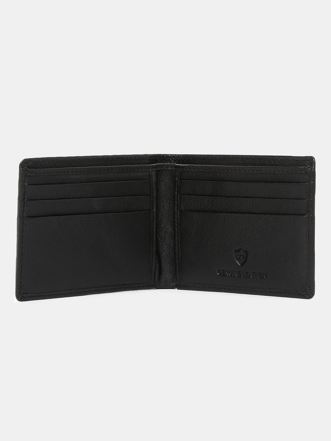 Spykar Men Black Leather Wallet