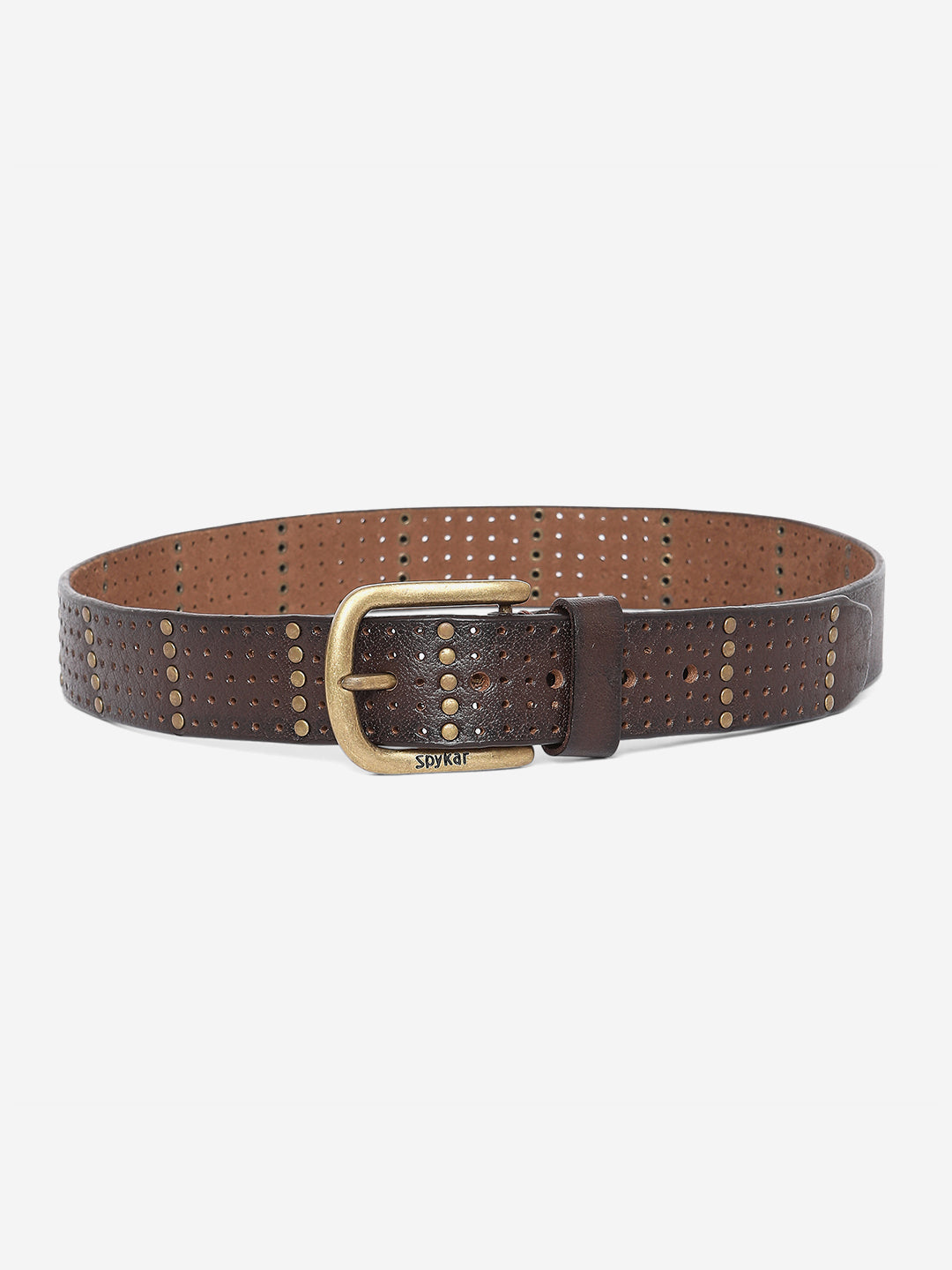 Spykar Men Brown Leather Belt