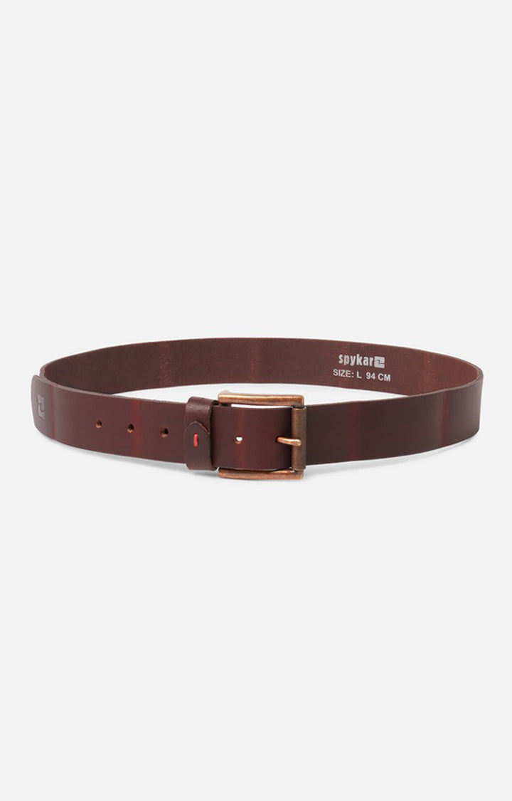 Spykar Men Purple Genuine Leather Belt