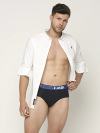 Men Premium Assorted Cotton Blend Printed Brief - Pack Of 3- Underjeans By Spykar