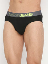 Underjeans By Spykar Men Premium Assorted Cotton Blend Brief Pack Of 2