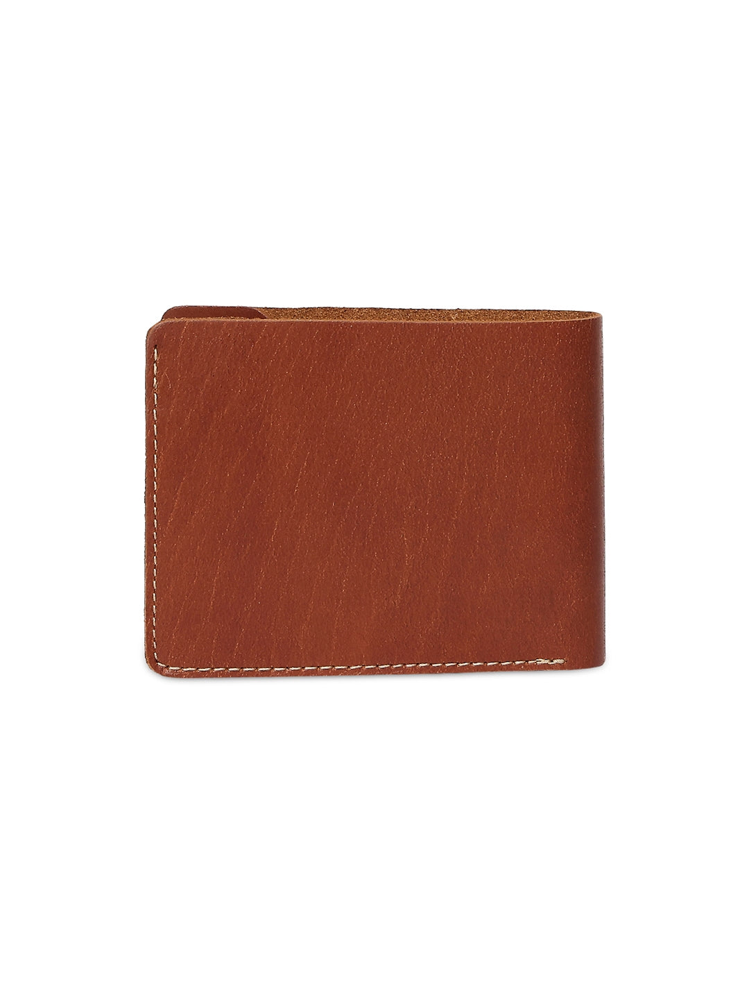 Spykar Men Brown Leather Bi-Fold Wallet