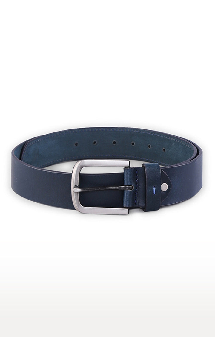 Spykar Navy Blue Genuine Leather Belts