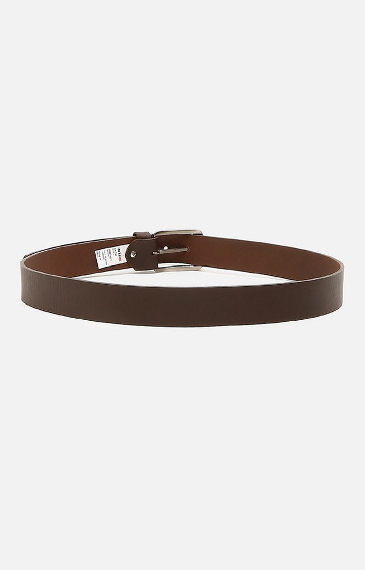 Spykar Men Leather Brown Belt