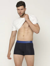 Men Premium Assorted Cotton Blend Printed Trunk - Pack Of 3- Underjeans By Spykar