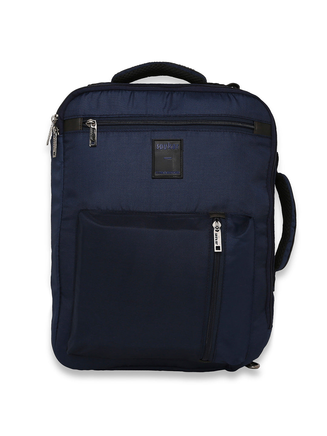 Spykar Navy Blue Polyester Backpacks