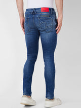 Spykar Low Rise Slim Fit Blue Jeans For Men