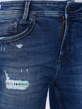 Spykar Low Rise Slim Fit Blue Jeans For Men