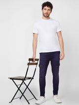 Spykar Mid Rise Regular Fit Blue Jeans For Men