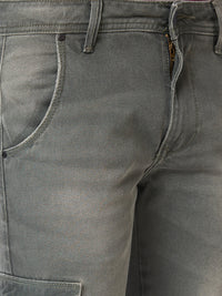 Spykar Mid-Rise Regular Fit Green Jeans For Men