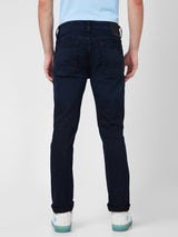 Spykar Mid Rise Regular Fit Narrow Length Blue Jeans For Men