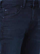 Spykar Mid Rise Regular Fit Narrow Length Blue Jeans For Men