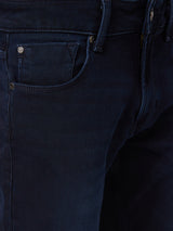 Spykar Mid Rise Regular Fit Blue Jeans For Men