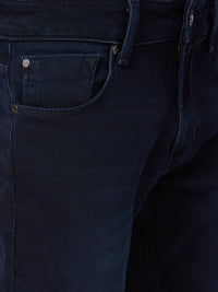 Spykar Mid Rise Regular Fit Blue Jeans For Men