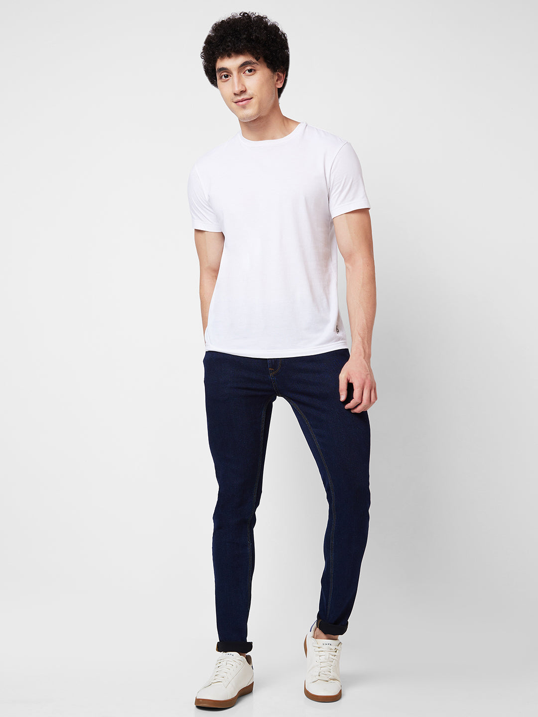 Spykar Low Rise Slim Fit Blue Jeans For Men