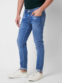 Spykar Low Rise Slim Fit Blue Jeans For Men