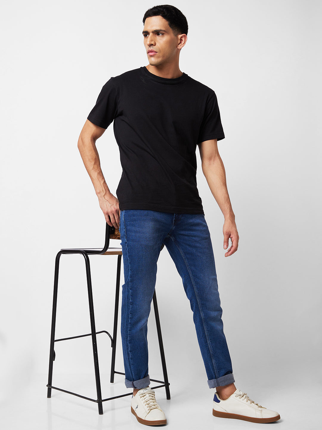 Spykar Low Rise Skinny Fit Blue Jeans For Men