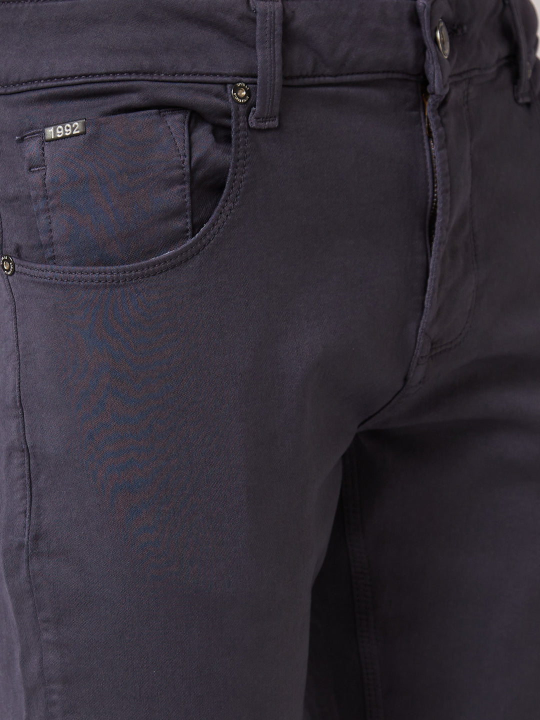 Spykar Low Rise Skinny Fit Grey Jeans For Men