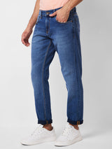 Spykar Low Rise Super Slim Fit Blue Jeans For Men