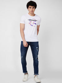 Spykar Low Rise Slim Fit Blue Jeans For Men