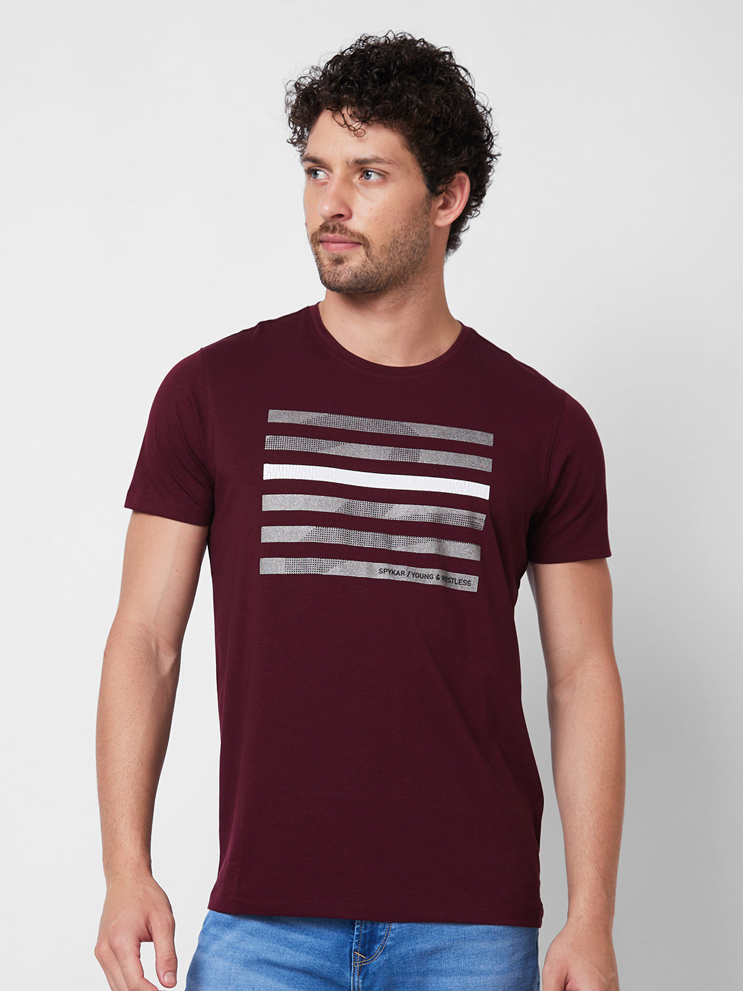 Spykar Buy Red T Shirt Buy Underjeans By Spykar Men Premium Red T