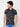 Spykar Polo Collar Half Sleeves Blue T-Shirt  For Men