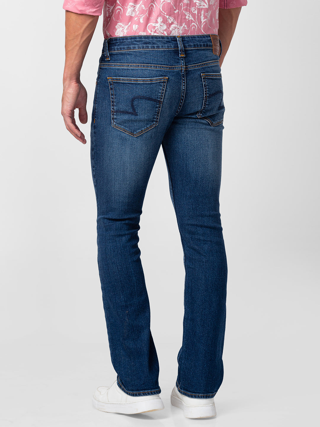 Spykar Men Dark Blue Cotton Comfort Fit Regular Length Jeans (Rafter ...