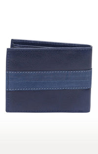 Spykar Men Navy Genuine Leather Wallet