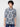 Spykar Blue PRINTED FULL SLEEVE Shirt For Men
