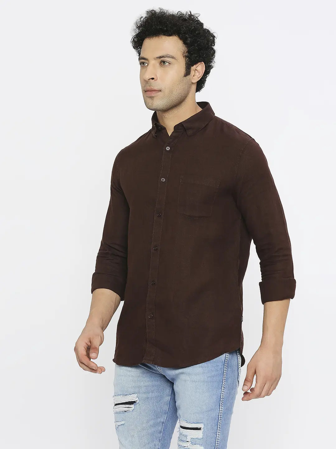 Spykar hot sale linen shirts