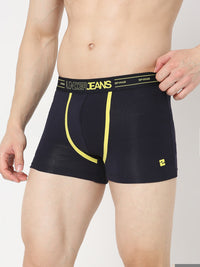 Underjeans by Spykar Men Premium Pack of 2 Navy - Dark Grey Trunk