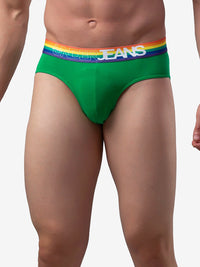 Men Premium Cotton Blend Brief Pack Of 1- Underjeans By Spykar