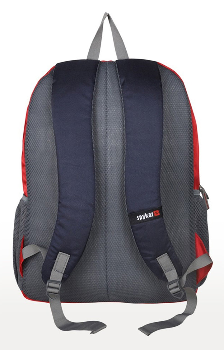 Spykar Red Printed Backpack