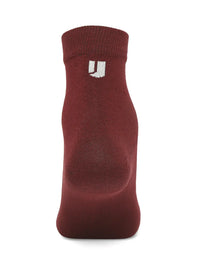 Men Premium Navy & Maroon Ankle Length Socks - Pack Of 2- Underjeans By Spykar