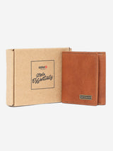 Spykar Men Brown Leather Wallet