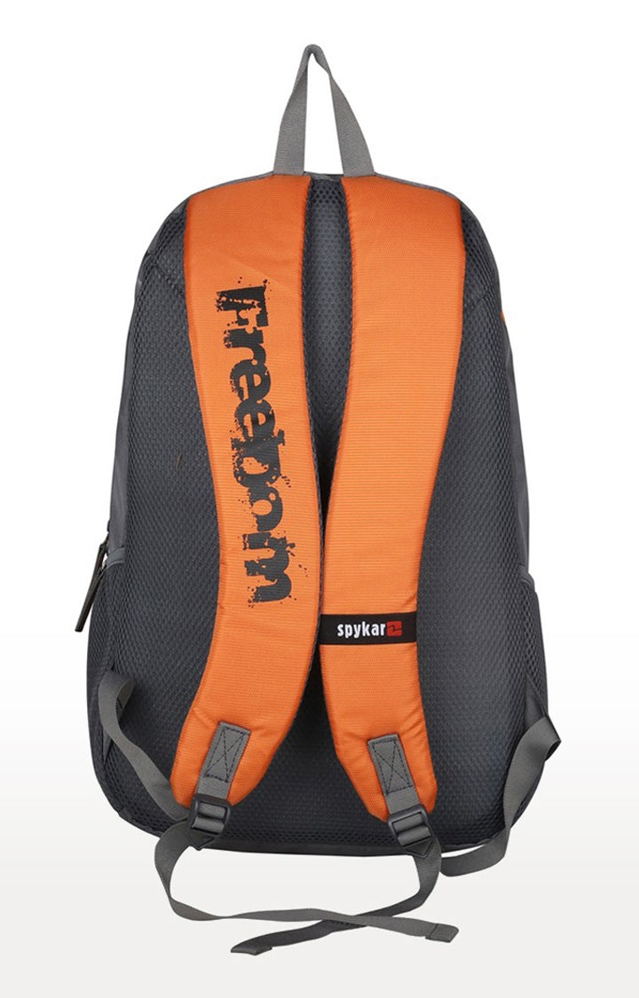 Spykar Grey Printed Laptop Bag