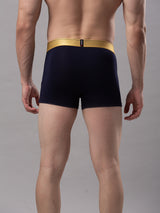 Underjeans By Spykar Men Premium Navy Cotton Blend Trunk