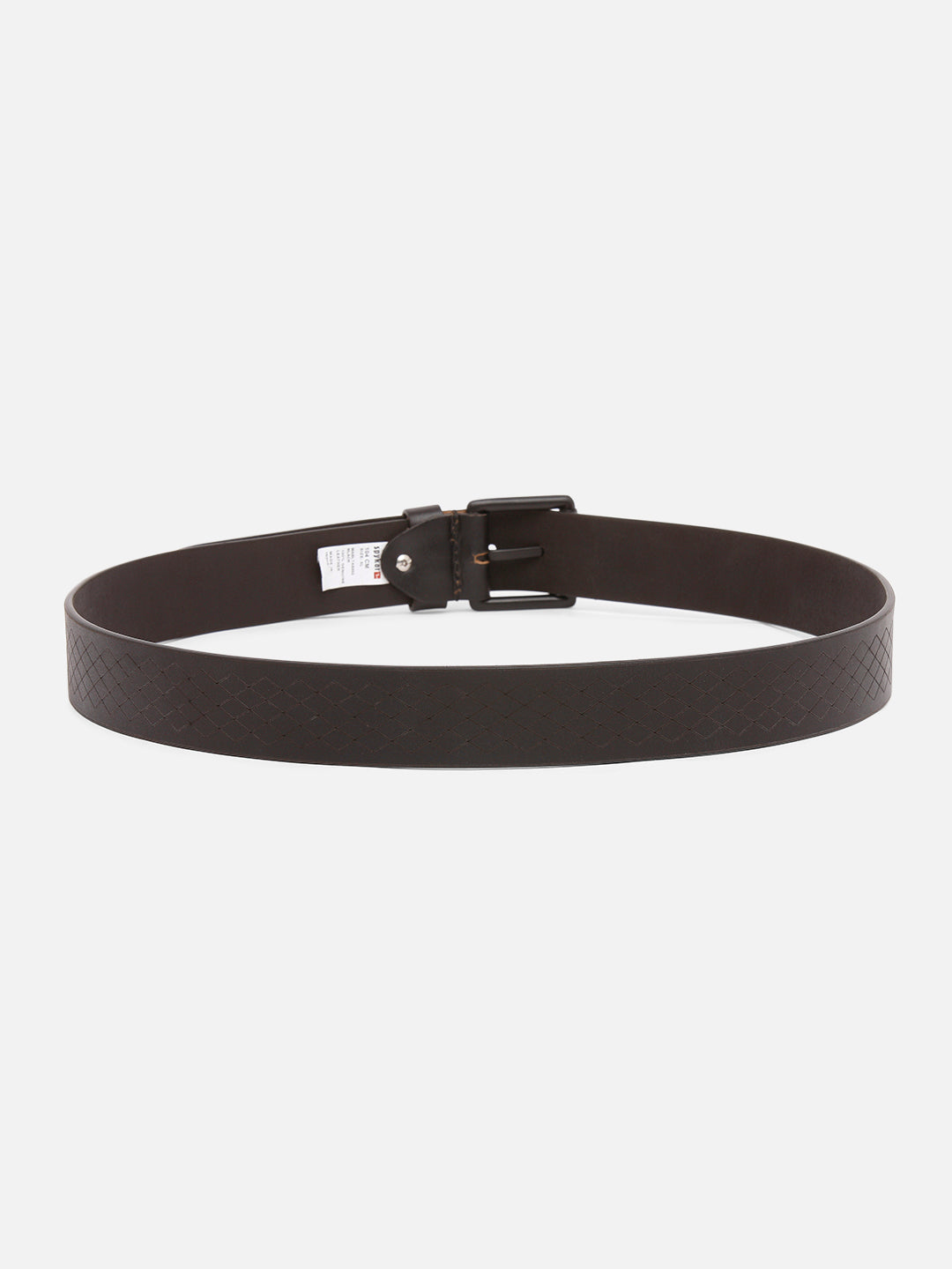 Spykar Men Black Leather Belt