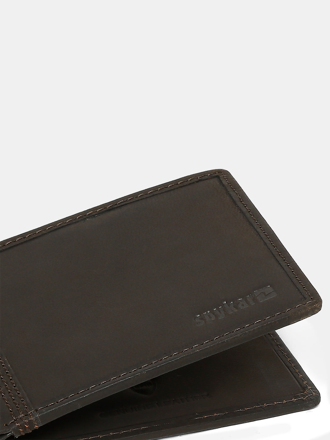 Spykar Men Brown Leather Wallet