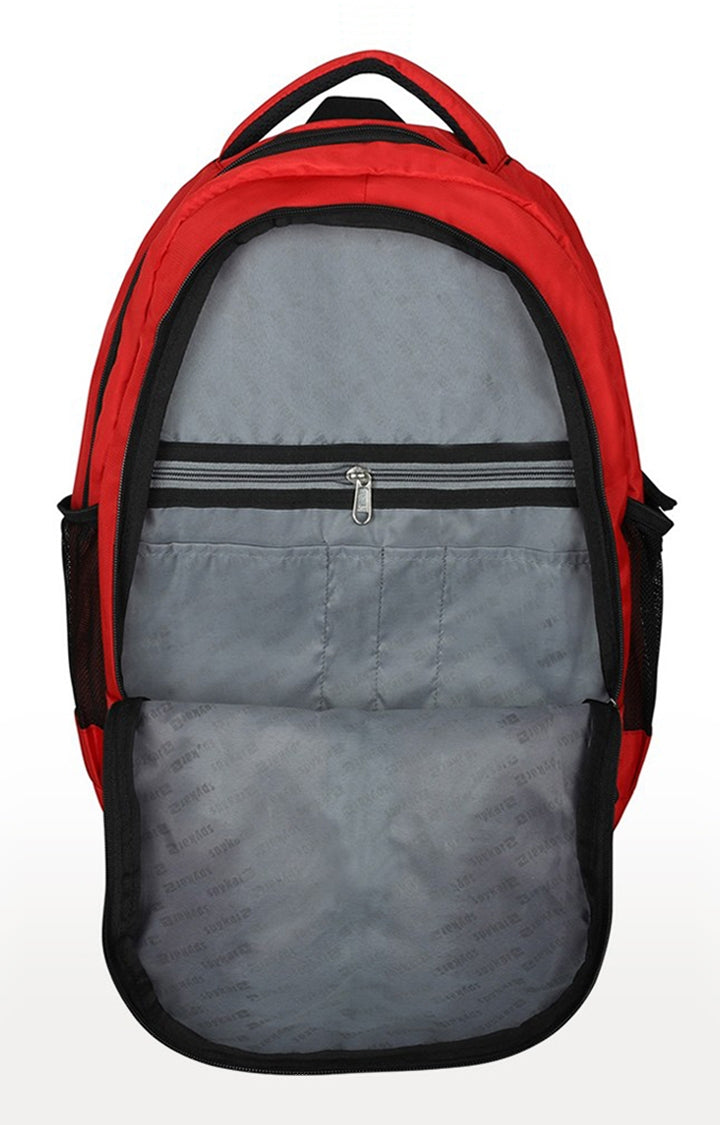 Spykar Red Printed Backpack
