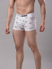 Underjeans By Spykar Men Premium White Cotton Blend Trunk