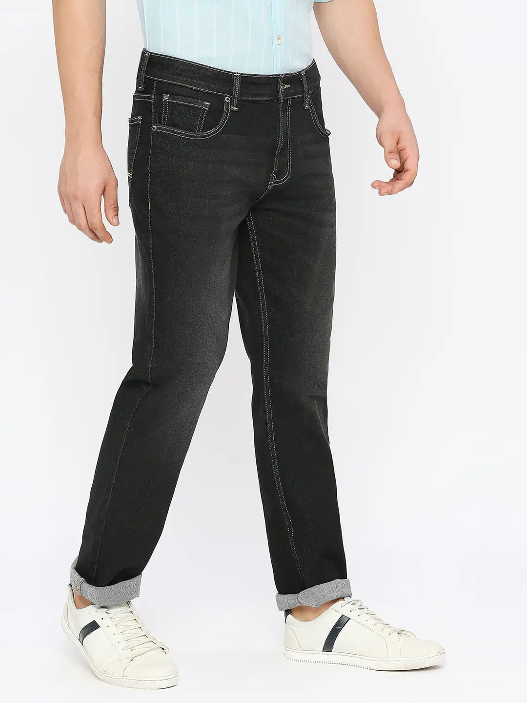 Spykar 2024 black jeans
