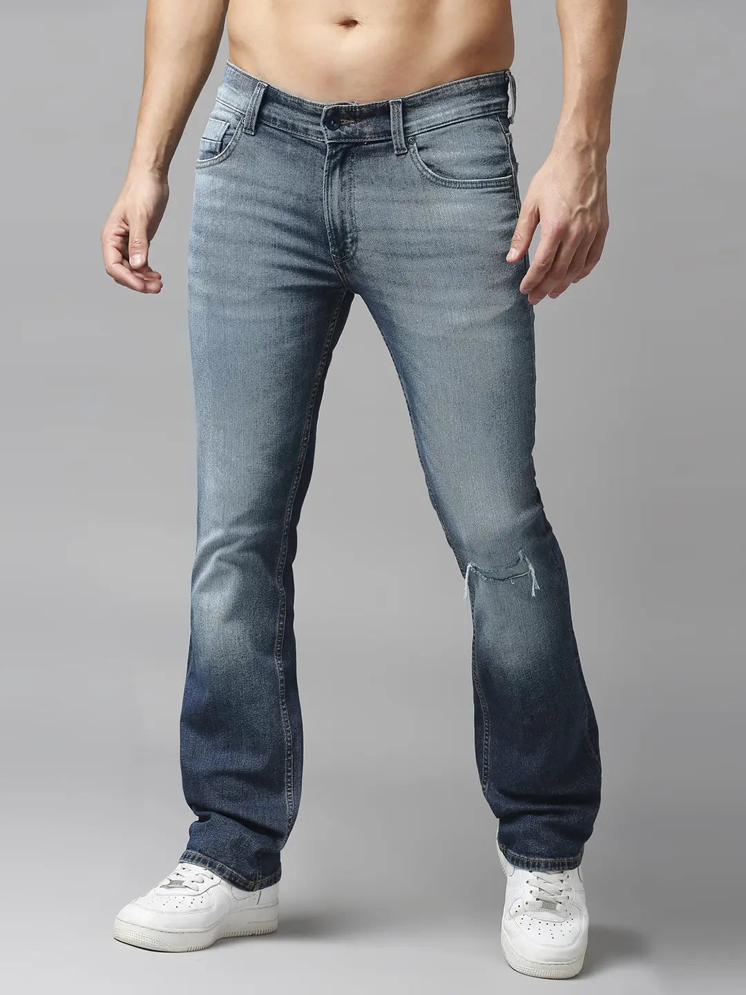 Mens low rise bootcut jeans online