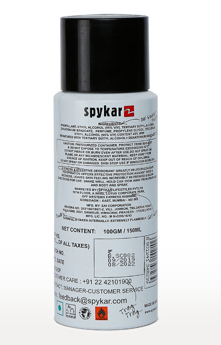 Spykar White Forever Deodorant