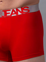 Underjeans By Spykar Men Premium Red Cotton Blend Trunk